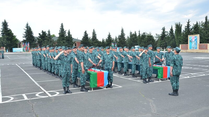 DSX-nin hərbi hissələrində gənc əsgərlərin andiçmə mərasimi keçirildi