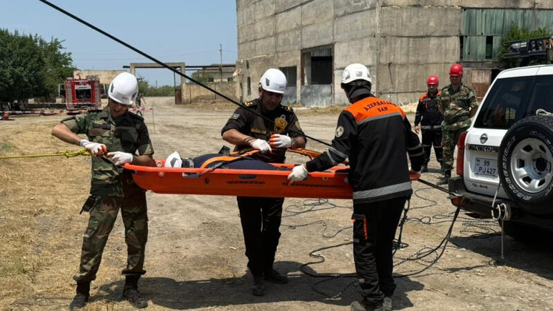 FHN Muğan regionunda taktiki-xüsusi təlim keçirdi -