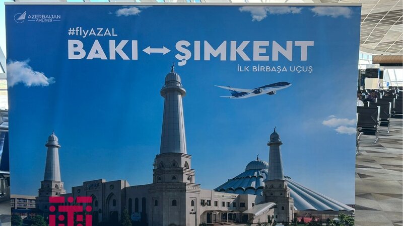 AZAL Şımkent istiqamətində ilk uçuşunu həyata keçirdi