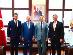 TÜRKPA Baş katibi Ramil Həsən AK Parti sədrinin birinci müavini Efkan Ala ilə görüşdü