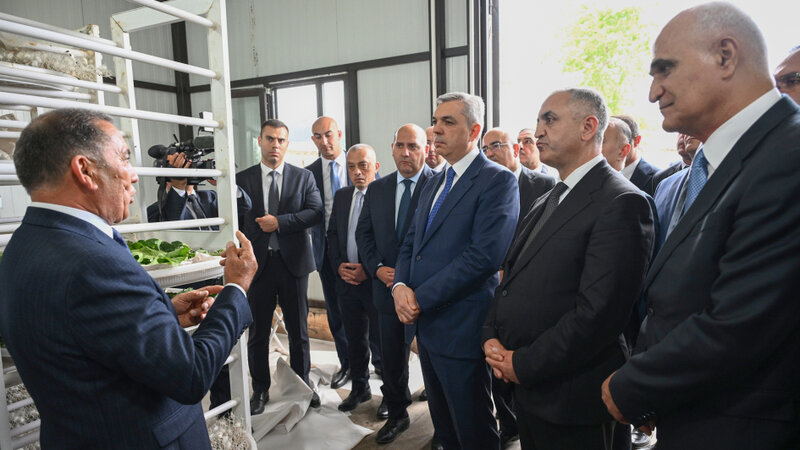 Xocalının Daşbulaq kəndində baramaçılığın inkişafı üçün yaradılmış infrastruktura baxış keçirilib