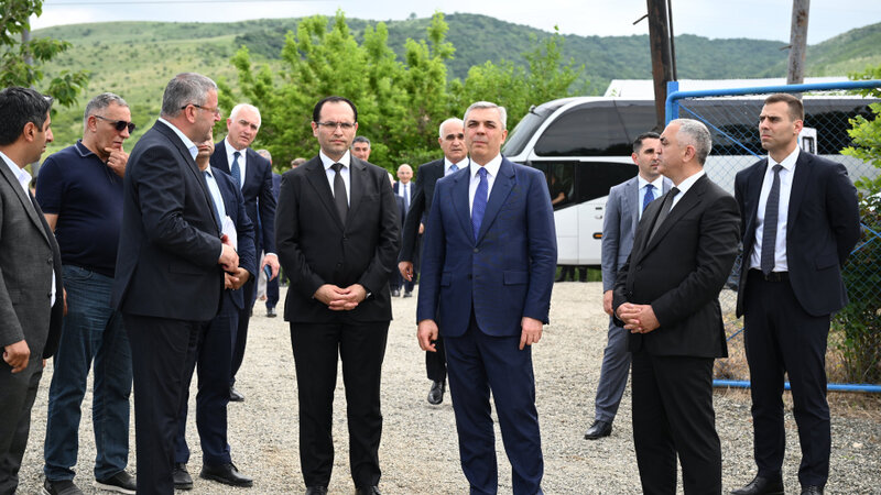 Əlaqələndirmə Qərargahının nümayəndələri Xocalıda intensiv meyvə bağları ilə tanış olublar