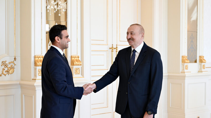 Prezident İlham Əliyev ABŞ Konqresinin Nümayəndələr Palatasının üzvünü qəbul etdi
