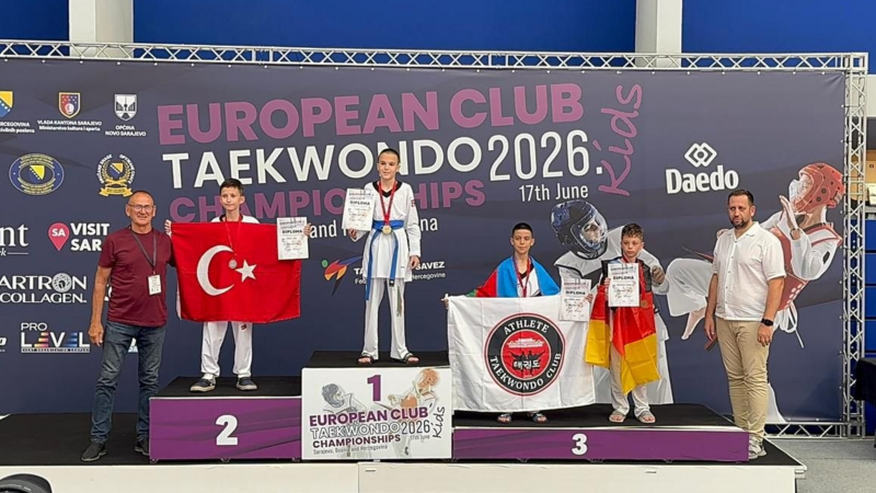 Azərbaycanın 6 taekvondoçusu klublararası Avropa çempionatında medal qazandı