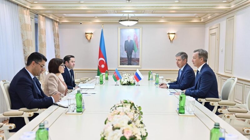 Sahibə Qafarova Rusiya Federasiya Şurası sədrinin birinci müavini ilə görüşdü