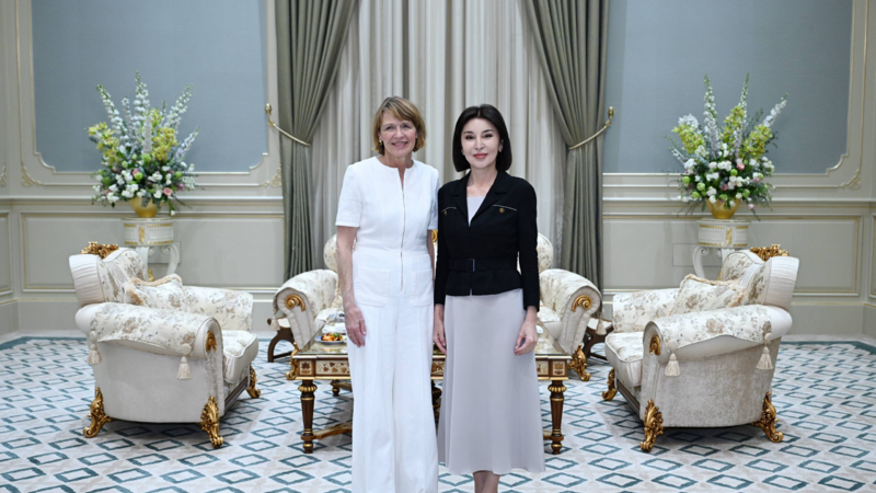 Özbəkistan və Almaniyanın birinci xanımları Daşkənddə görüşdülər