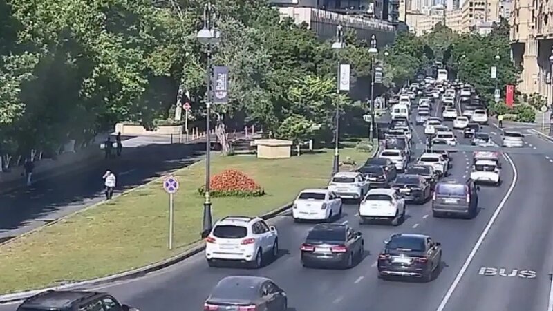 Bakıda bu yollarda sıxlıq var - SİYAHI