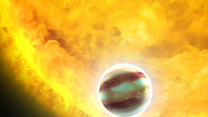 Günəşinin yandırdığı nəhəng planet: Əsl cəhənnəmdir