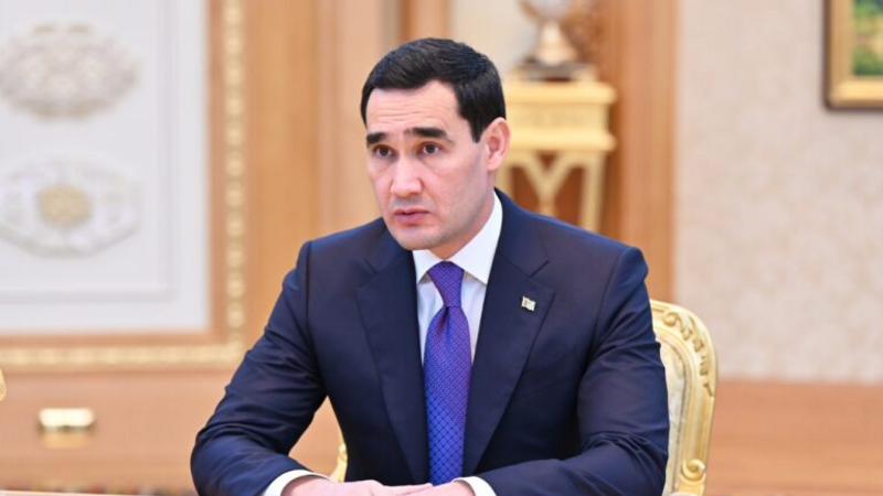 Sərdar Berdiməhəmmədov Azərbaycana gəldi