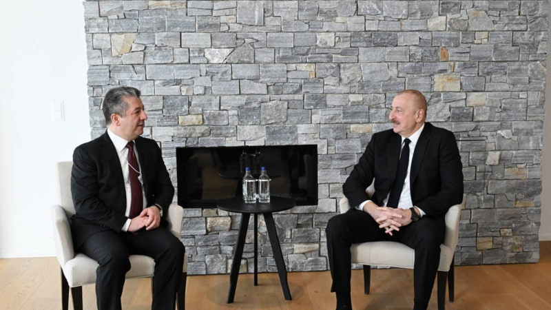 Məsrur Bərzani İlham Əliyevə təbrik məktubu göndərdi