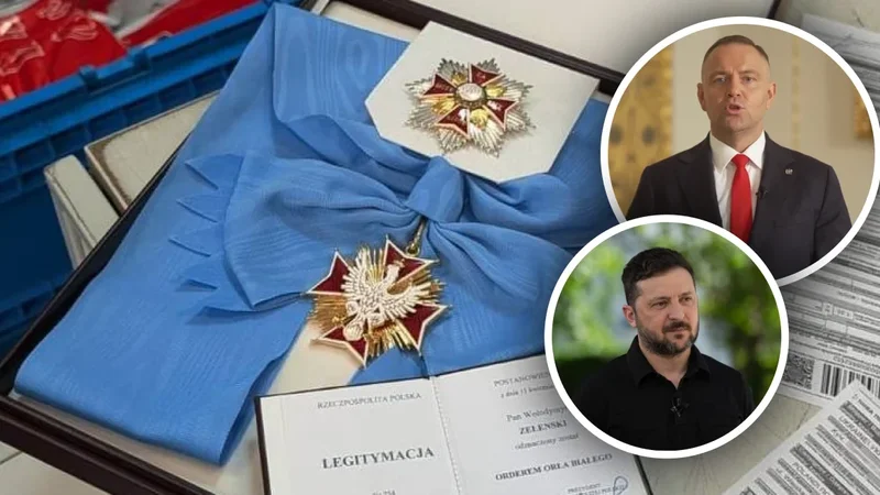 Polşa Zelenskinin qaytardığı "Ağ Qartal" ordenini aldığını təsdiqləyib