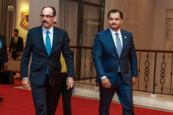 İbrahim Kalın Səddam Haftarla görüşdü