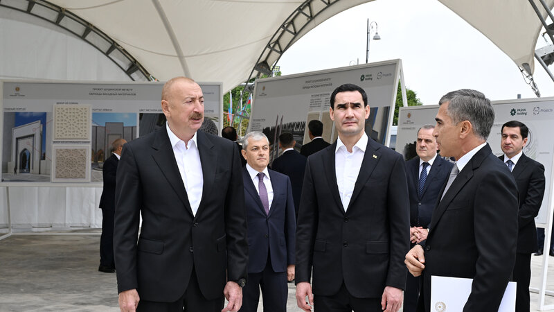 İlham Əliyevin sosial media hesablarında Sərdar Berdiməhəmmədovun Azərbaycana səfəri ilə bağlı videoçarx paylaşılıb