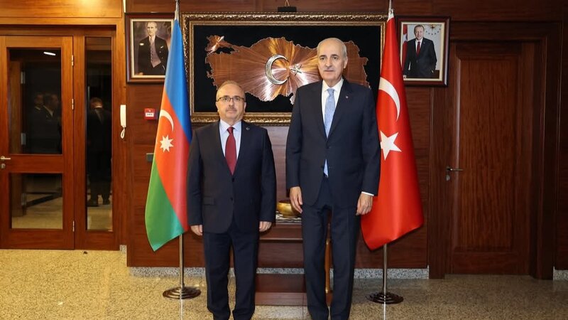 Numan Kurtulmuş Türkiyənin Azərbaycandakı səfiri ilə görüşüb