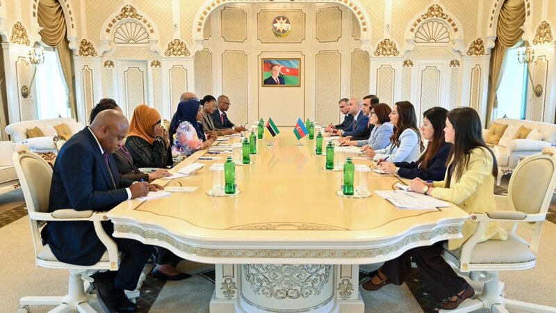 Sahibə Qafarova Mozambik Respublika Assambleyasının sədri ilə görüşdü