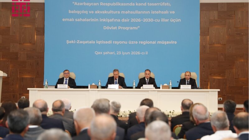 Qaxda aqrar sahədə yeni Dövlət Proqramının müzakirəsi ilə bağlı regional müşavirə keçirilir
