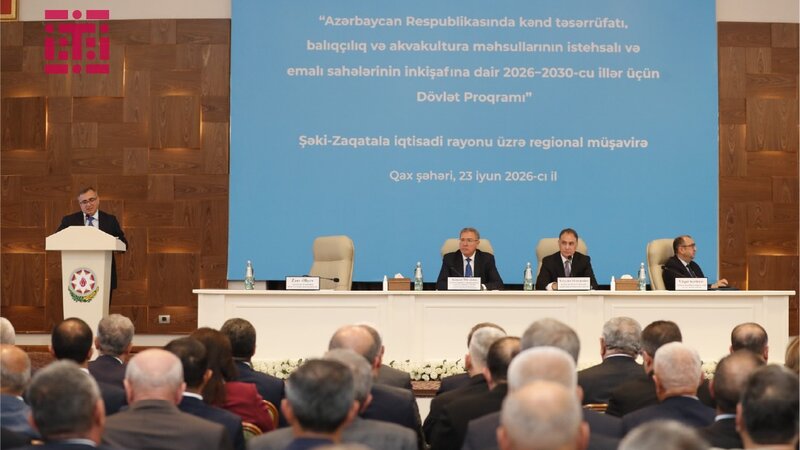 Qaxda aqrar sahədə yeni Dövlət Proqramının müzakirəsi ilə bağlı regional müşavirə keçirilir