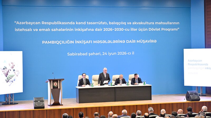 Sabirabadda pambıqçılığın inkişafına həsr olunmuş regional müşavirə keçirildi -
