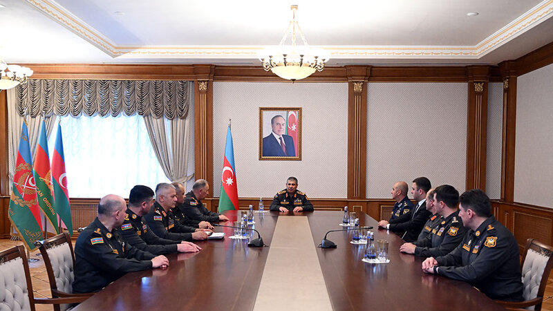 Müdafiə Nazirliyinin hərbi qulluqçularına ali hərbi rütbələr təqdim edildi - FOTO