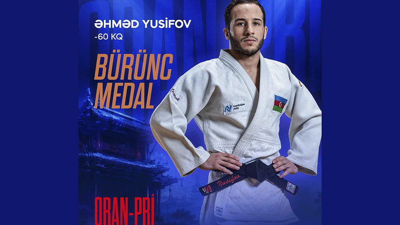 Azərbaycan cüdoçusu Qran-pridə bürünc medal qazanıb