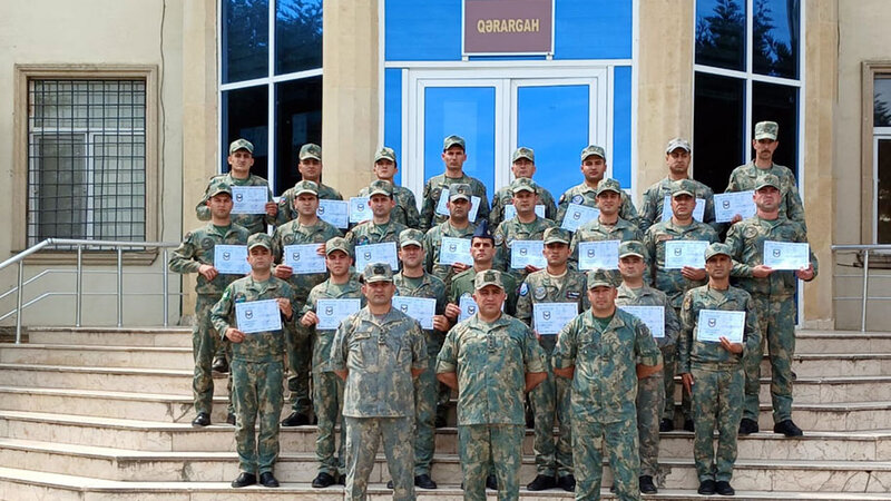 İriçaplı pulemyot heyətinin hazırlıq kursunun buraxılış mərasimi keçirildi -