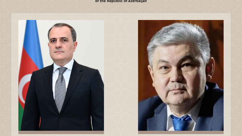 Ceyhun Bayramov ilə Yermek Koşerbayev arasında telefon danışığı oldu
