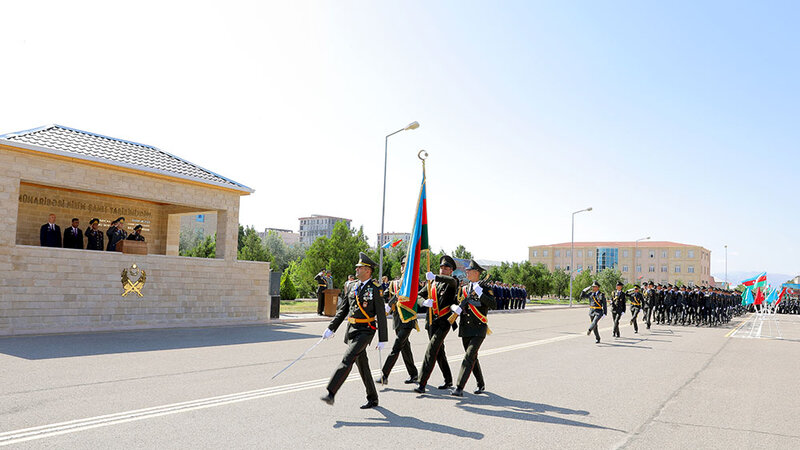 Naxçıvan Hərbi Kollecində buraxılış mərasimi keçirilib