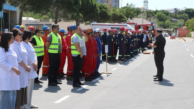 FHN-in Bakı Regional Mərkəzi mülki müdafiə məşqləri keçirdi -