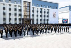 Polis Günü və Polis Akademiyasının tədris ilinin buraxılışına həsr olunmuş təntənəli mərasim keçirildi
