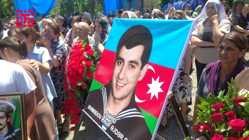 Goranboyda itkin-şəhid Rauf Əhmədov dəfn olundu - FOTO