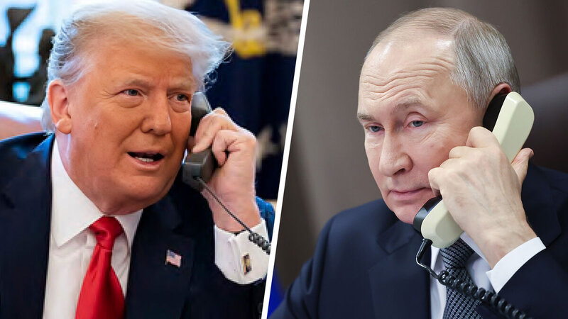 Putin Trampla telefonla danışıb