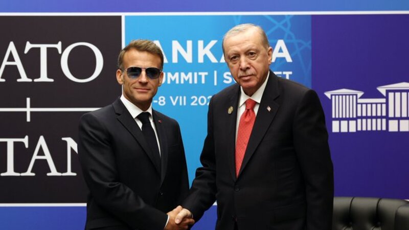 Ərdoğan və Makron Ankarada görüşdü