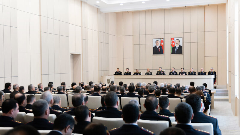 Daxili İşlər Nazirliyində 6 ayın yekunları müzakirə olunub