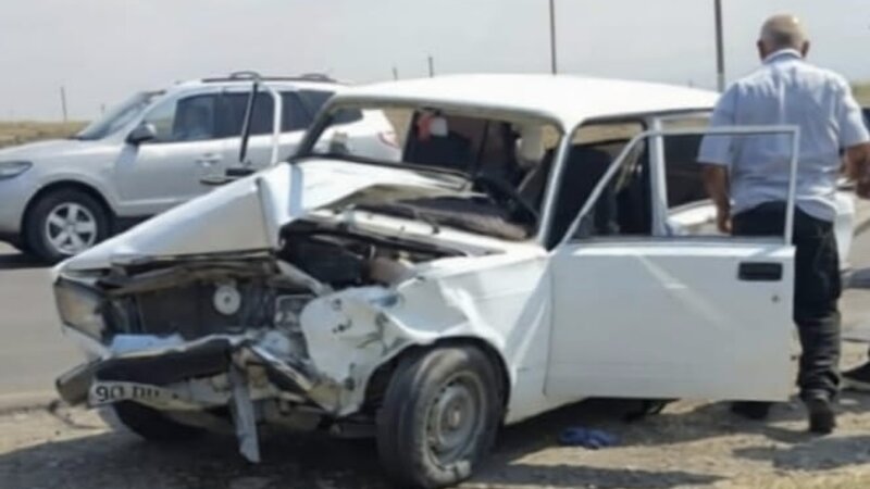 Goranboyda yol qəzasında üç nəfər xəsarət alıb - FOTO