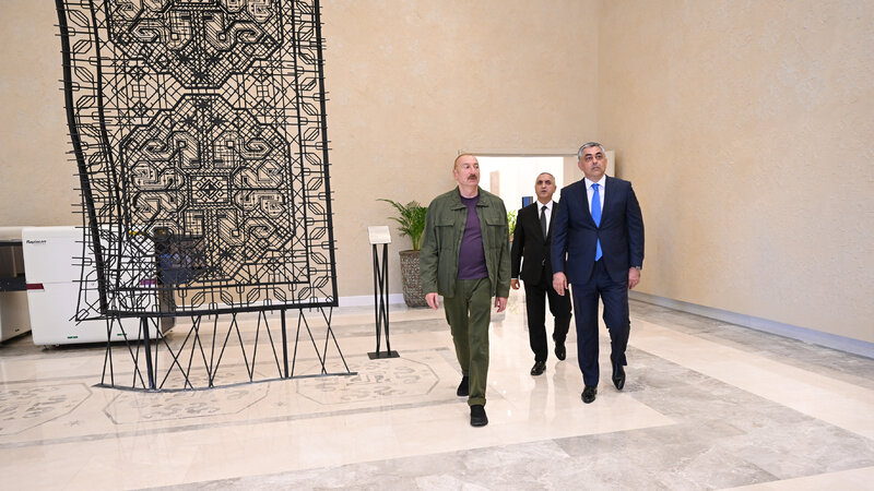 Prezident İlham Əliyev “Xankəndi” hotelinin açılışında iştirak etdi