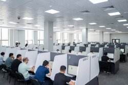 Dövlət icra məmuru fəaliyyəti ilə məşğul olmaq istəyən şəxslər üçün test imtahanı keçirildi -