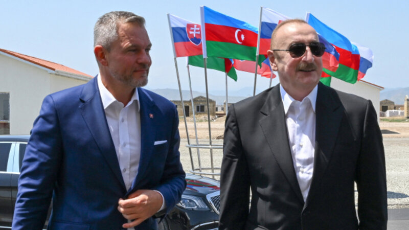 Azərbaycan və Slovakiya prezidentləri Ağdamın Baş Qərvənd kəndində görülən işlərlə tanış oldular