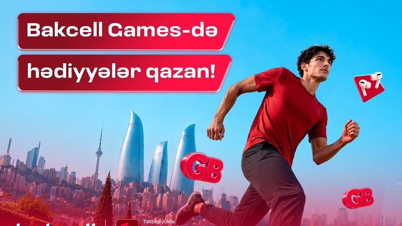 Bakcell tətbiqində AirPods və hər gün 1 GB internet qazan