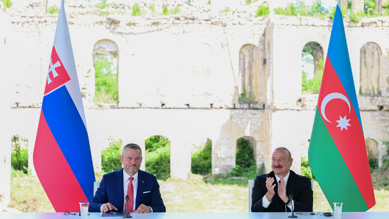 Azərbaycan Prezidenti: Slovakiya Qarabağın bərpasında fəal iştirak edir