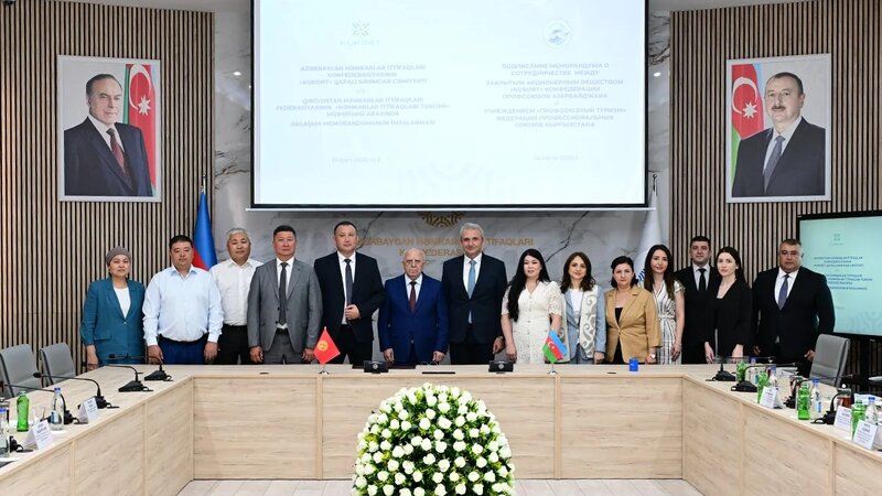 Azərbaycan və Qırğızıstan həmkarlar ittifaqları arasında əlaqələr genişlənir