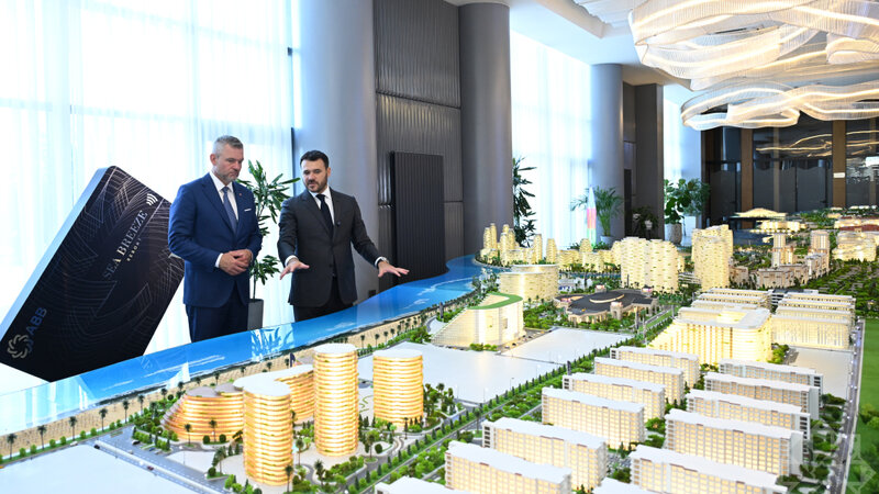 Slovakiya Prezidenti “Sea Breeze”lə tanış olub