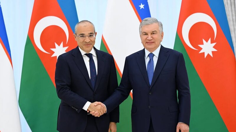 Mikayıl Cabbarov Özbəkistan Prezidenti ilə görüşüb