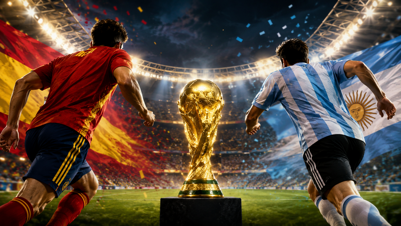 İspaniya və Argentina dünya çempionluğu uğrunda üz-üzə gəlir