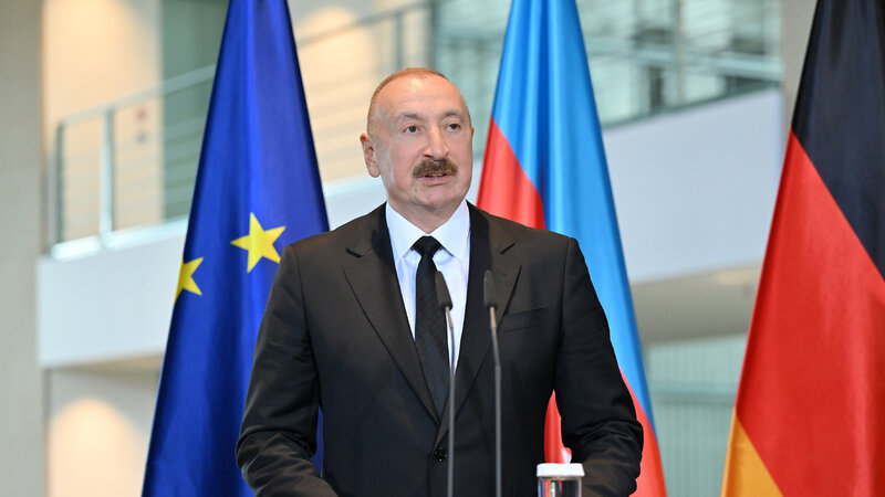 Prezident: Bağlantılar və tranzit imkanları ilə bağlı da Almaniya–Azərbaycan əməkdaşlığının çox böyük əhəmiyyəti var