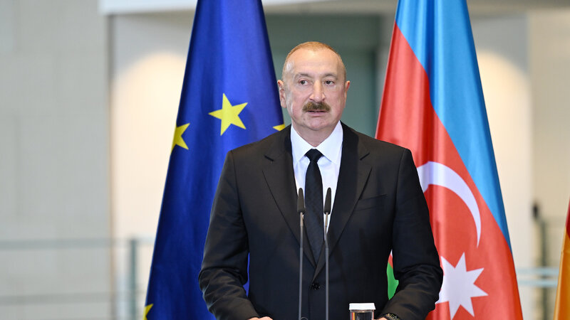 İlham Əliyev mətbuat konfransında Avropa İttifaqı ilə əlaqələrə toxunub