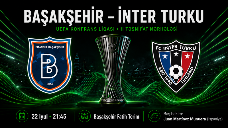 “Başakşəhər” Konfrans Liqasında ilk oyununa çıxır