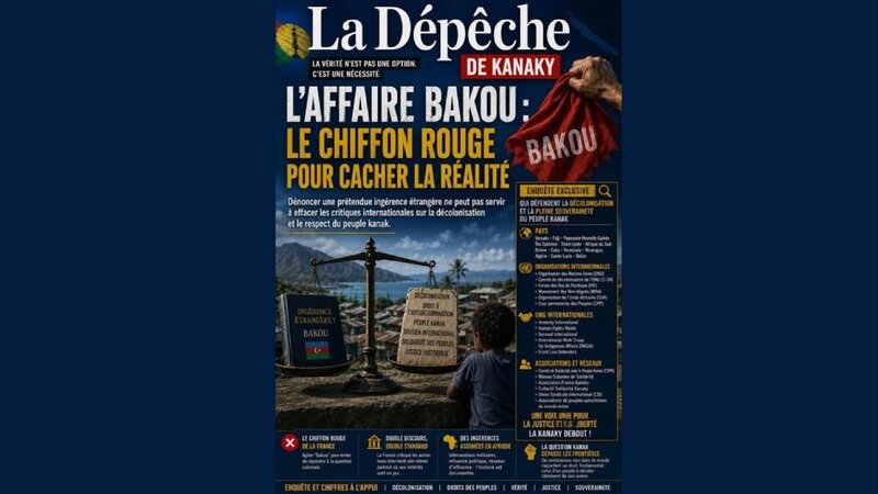 “La Dépêche de Kanaky” nəşri: Fransa əsl problemi gizlətmək üçün Azərbaycanı günahlandırır