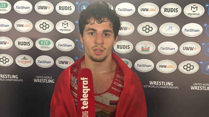 Bakıda qızıl medal qazanan erməni güləşçi: Bu çempionatda iştirak etdiyim üçün çox xoşbəxtəm