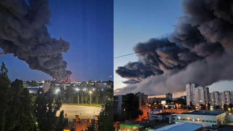 Ukrayna Rusiyanın ən biri neft emalı zavodlarından birini bombardman etdi
