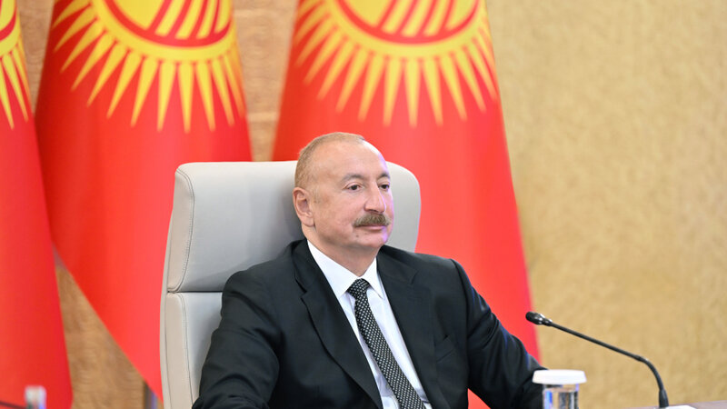 Prezident: Azərbaycan və Qırğızıstan münasibətlərini müttəfiqlik səviyyəsinə yüksəldir